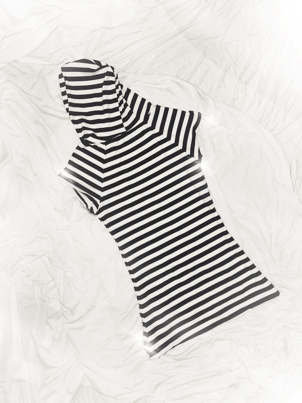 Stripped Hoodie Dress