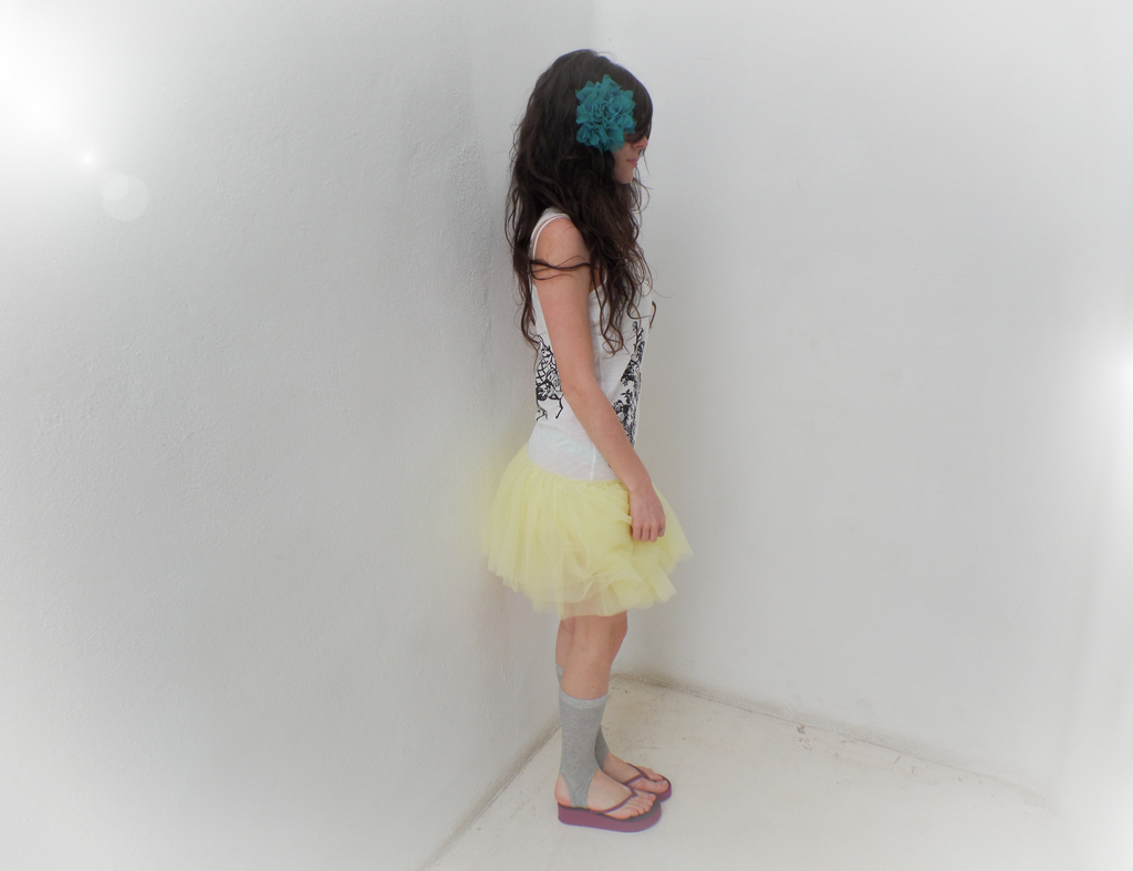 Dreamy Tulle Botton-up Dress (Vanilla)