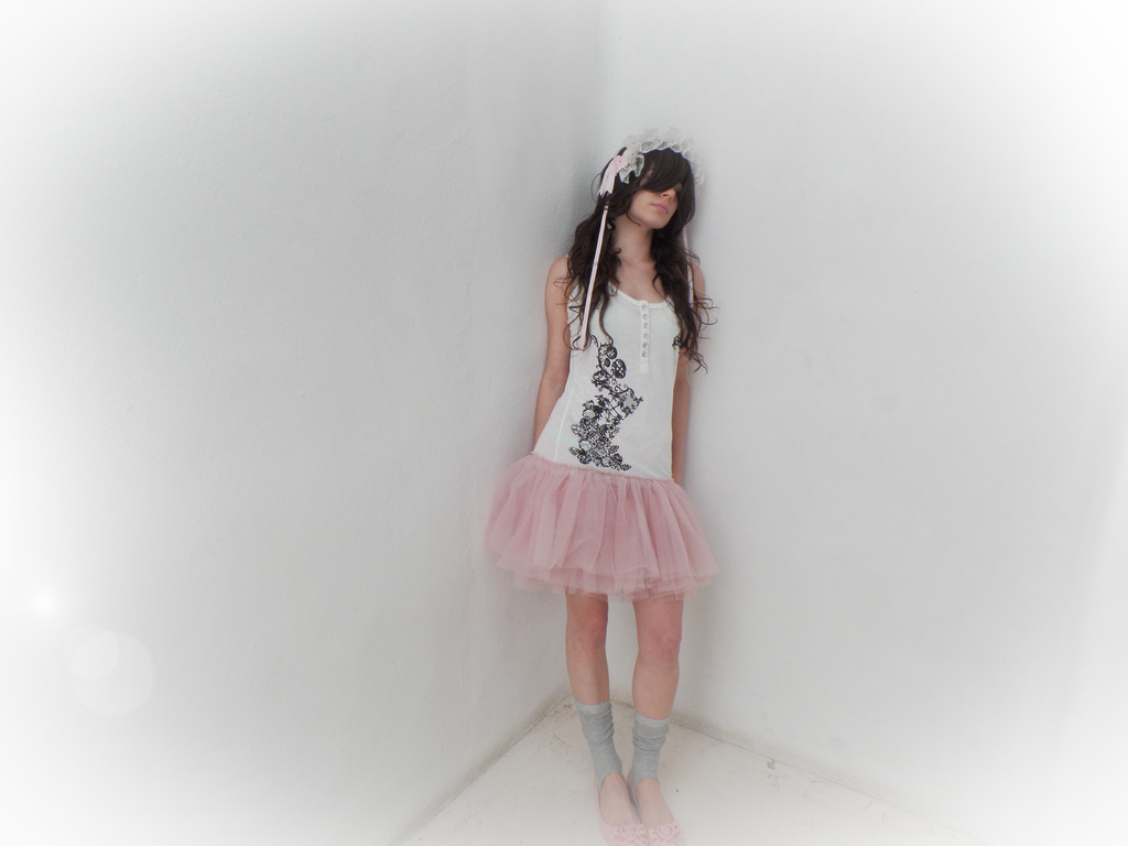 Dreamy Tulle Botton-up Dress (Rose)