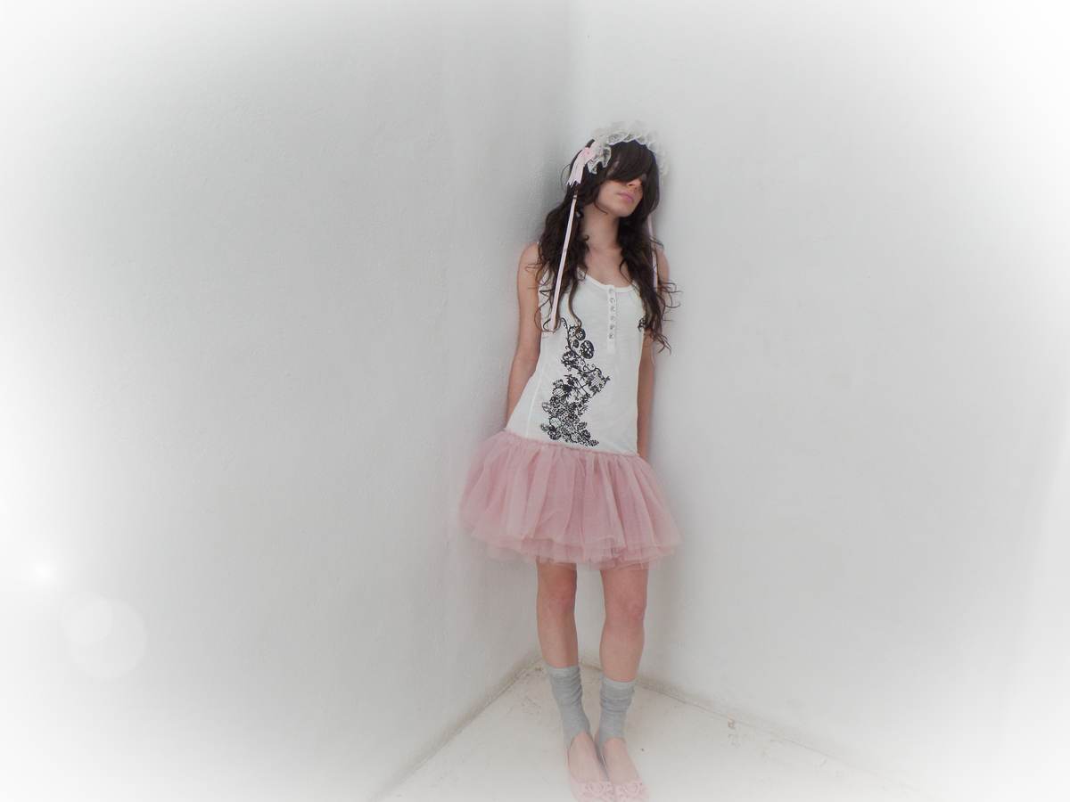 Dreamy Tulle Botton-up Dress (Rose)