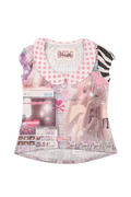 Sweet Collar Short Sleeve Blouse