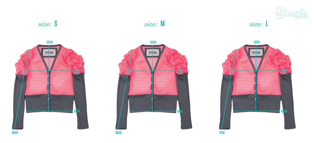Stripped Mesh Neon Cardigan