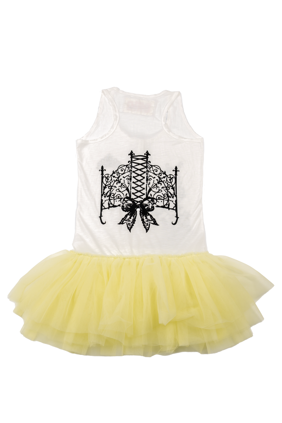 Dreamy Tulle Botton-up Dress (Vanilla)