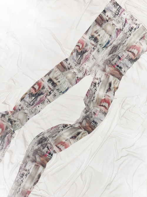 Printed Cyber Tights