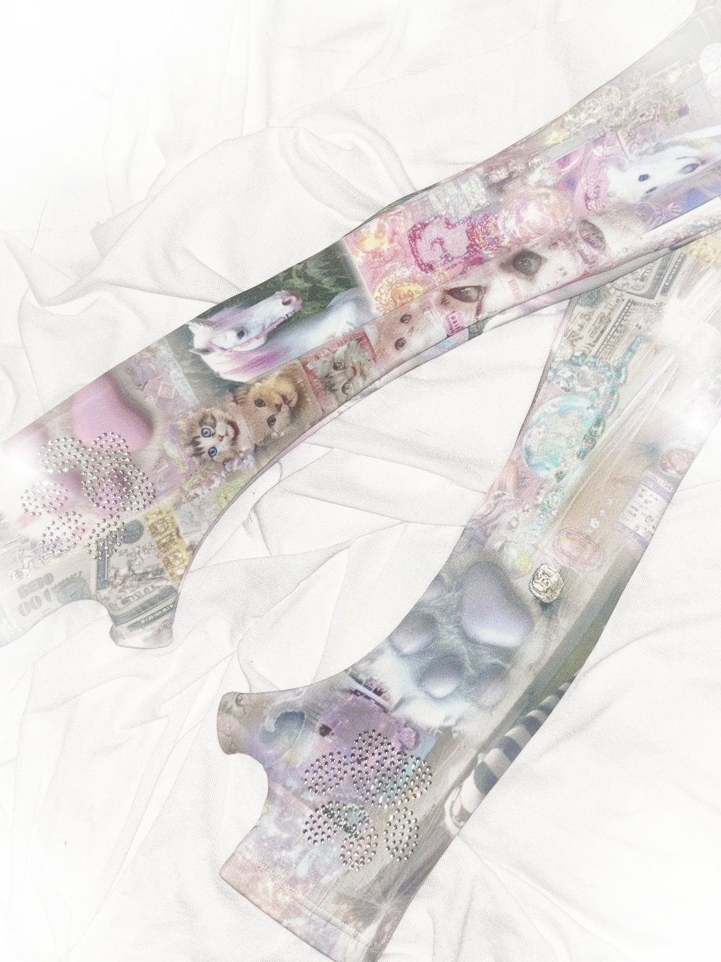 Printed Paw Gloves