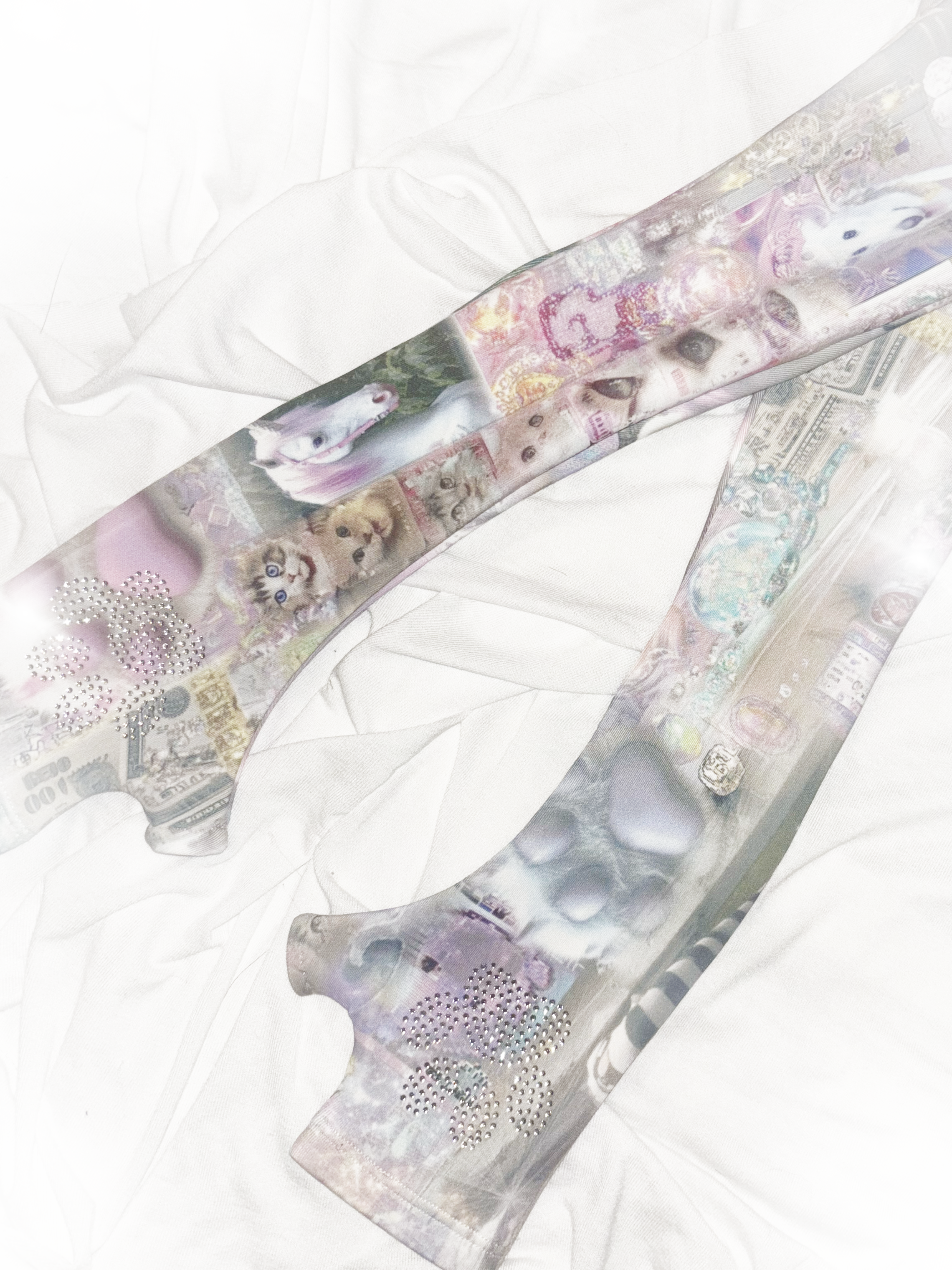 Printed Paw Gloves